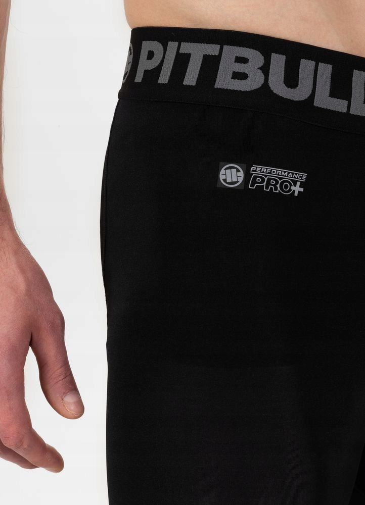 Męskie Legginsy Sportowe Pitbull Performance Pro plus New Logo Treningowe Kod producenta 902201900001