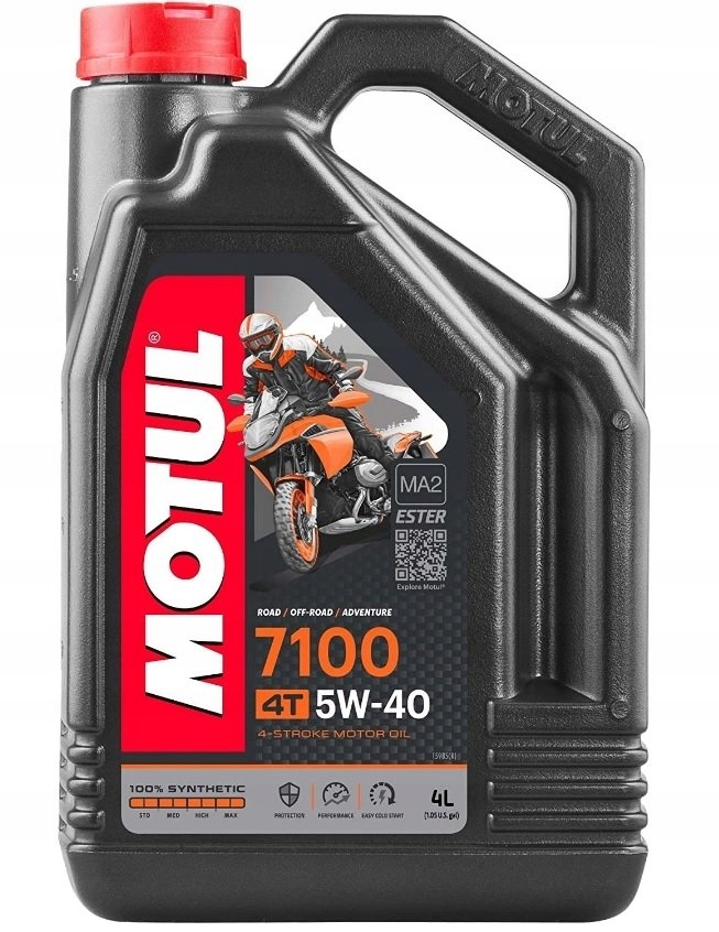 syntetický olej Motul 7100 5W40 4L pre motory 4T