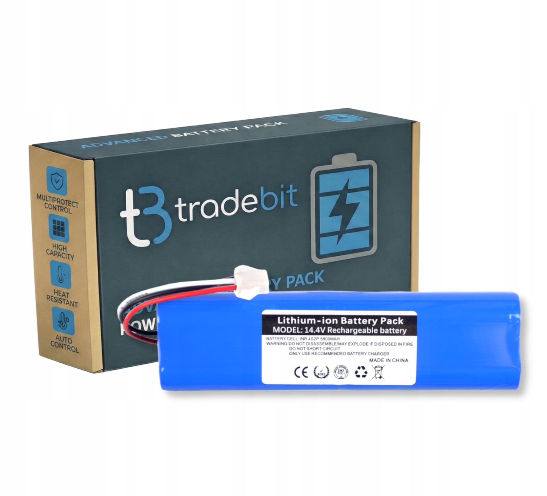 Baterie pro Lenovo T1 Pro 14,4V 5800 mAh ED042-14-58-VIO-PL-2