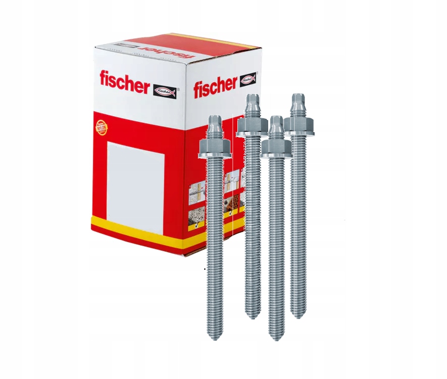 Fischer závitová tyč Rg M12 x 160 gvz ocel 5.8 10 Ks