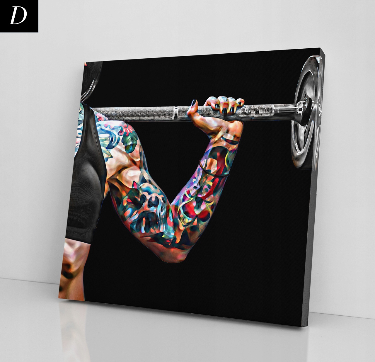 Obraz na płótnie Motywacyjny Siłownia Fit Women Tematyka sport