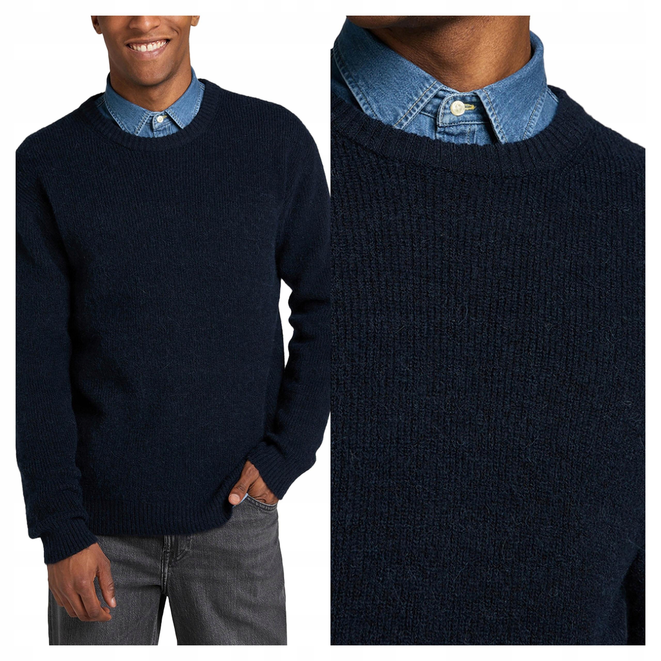 Lee Seasonal Crew Pánský Klasický Svetr