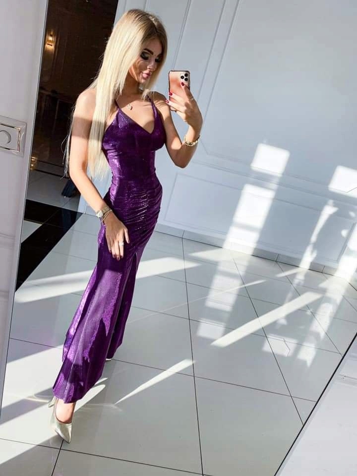 Šaty Fialová Pretty Women vel 34