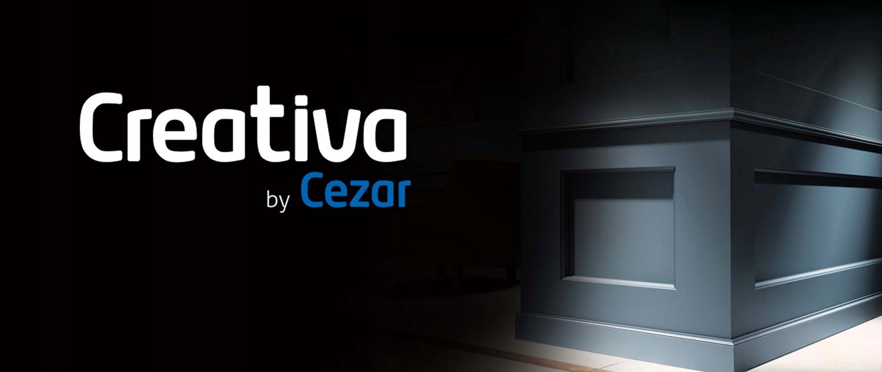 LISTWA biała PRZYPODŁOGOWA LPC-33 Creativa. Cokół Długość 244 cm