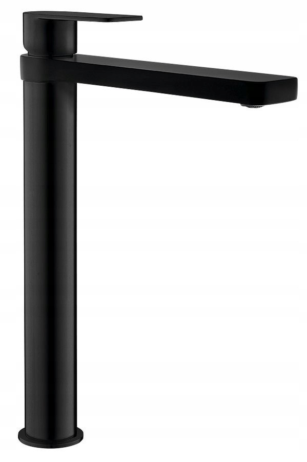 Daphne stojanková umývadlová batéria vysoká, bez výpuste, čierna mat (DH601B