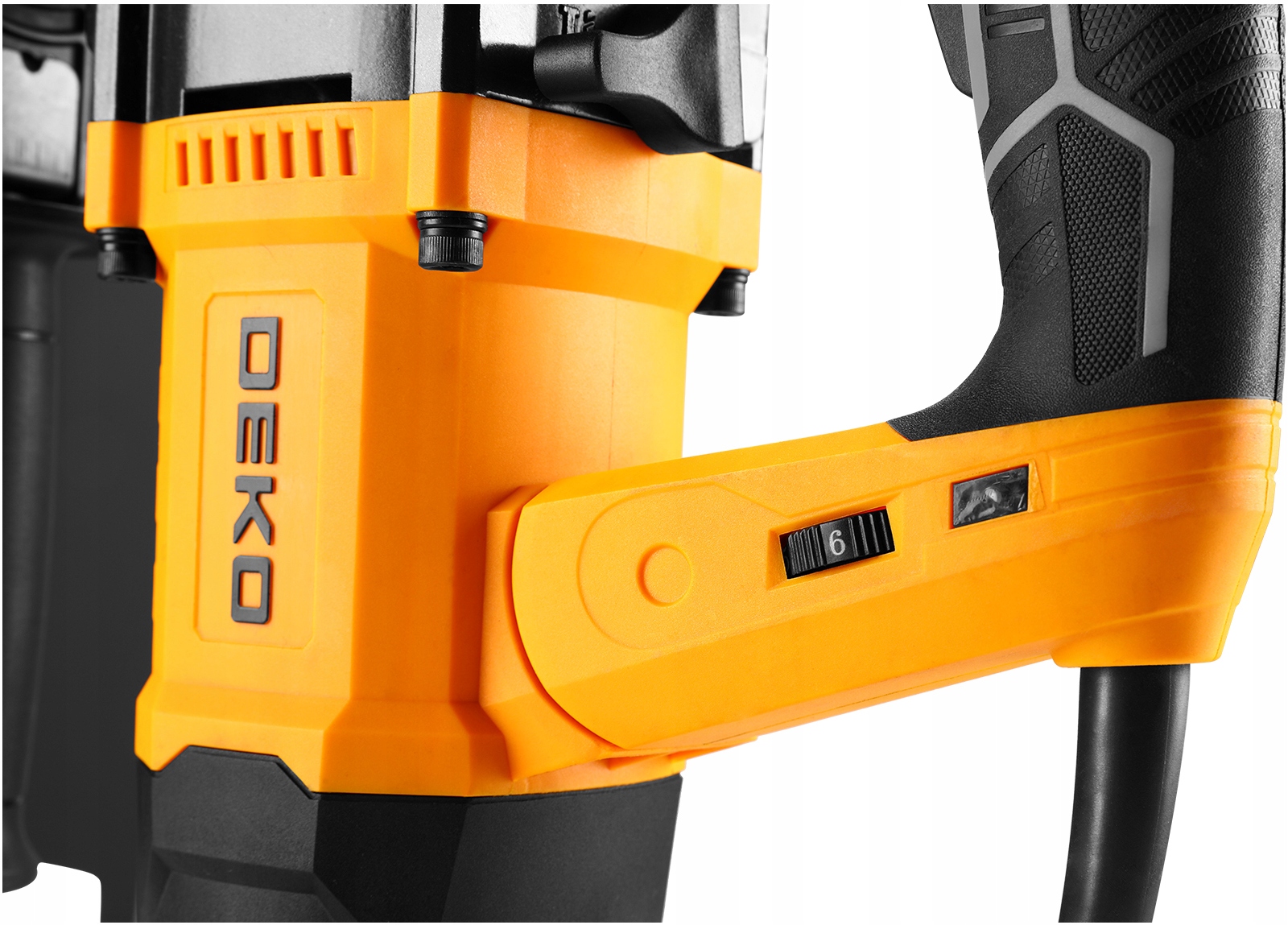 MŁOT UDAROWY MŁOTOWIERTARKA UDAR SDS+ 1600W 6J WALIZKA 3 X WIERTŁO + DŁUTA Zasilanie sieciowe