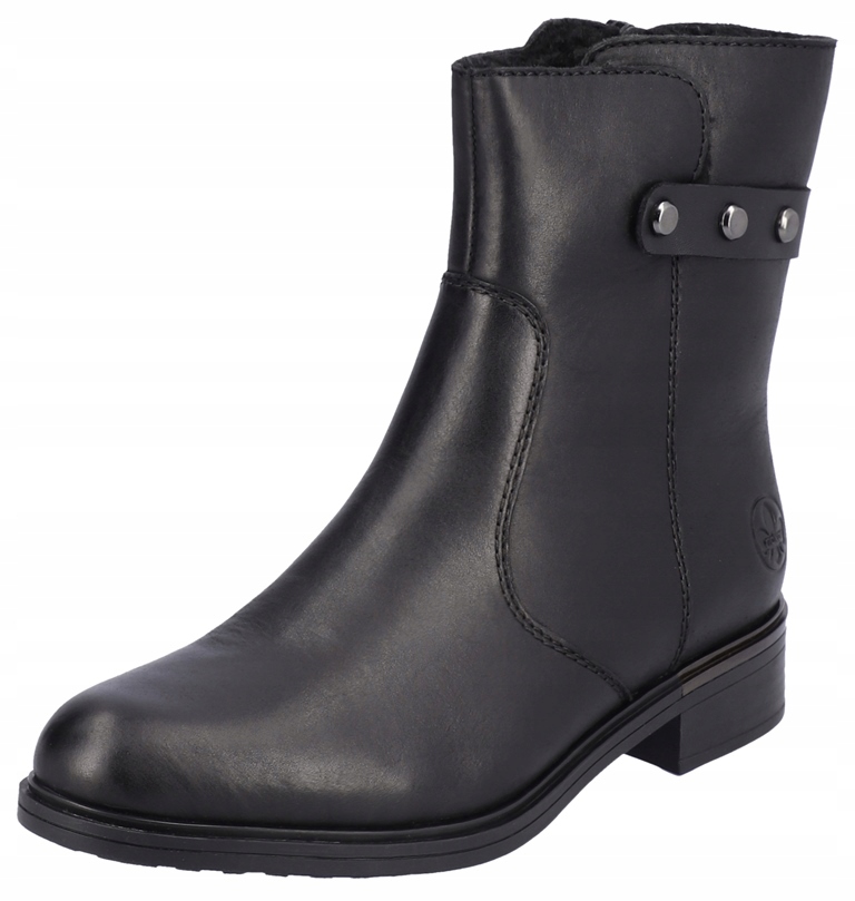 Rieker Z5351-00 37 – módní černé kotníkové boty