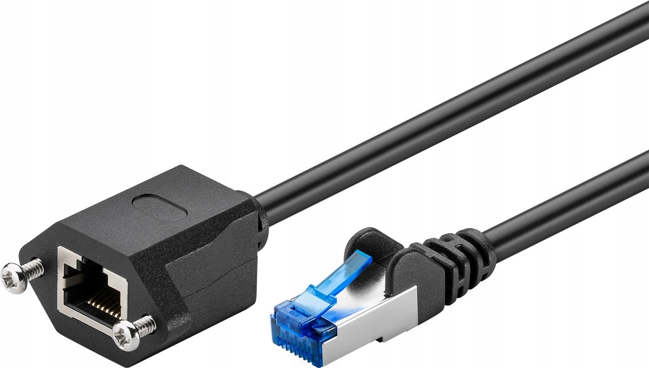 

Przedłużacz internetowy Lan RJ45 kat.6a S/ftp 0,5m