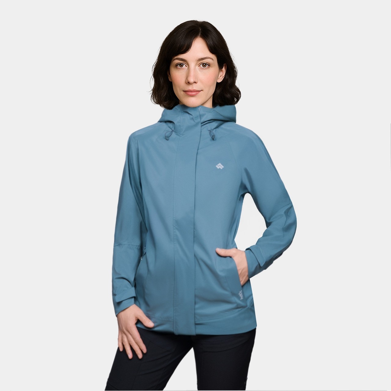 Dámská 2-vrstvá bunda Alpinus Selenga šedo-šalvějová K16074