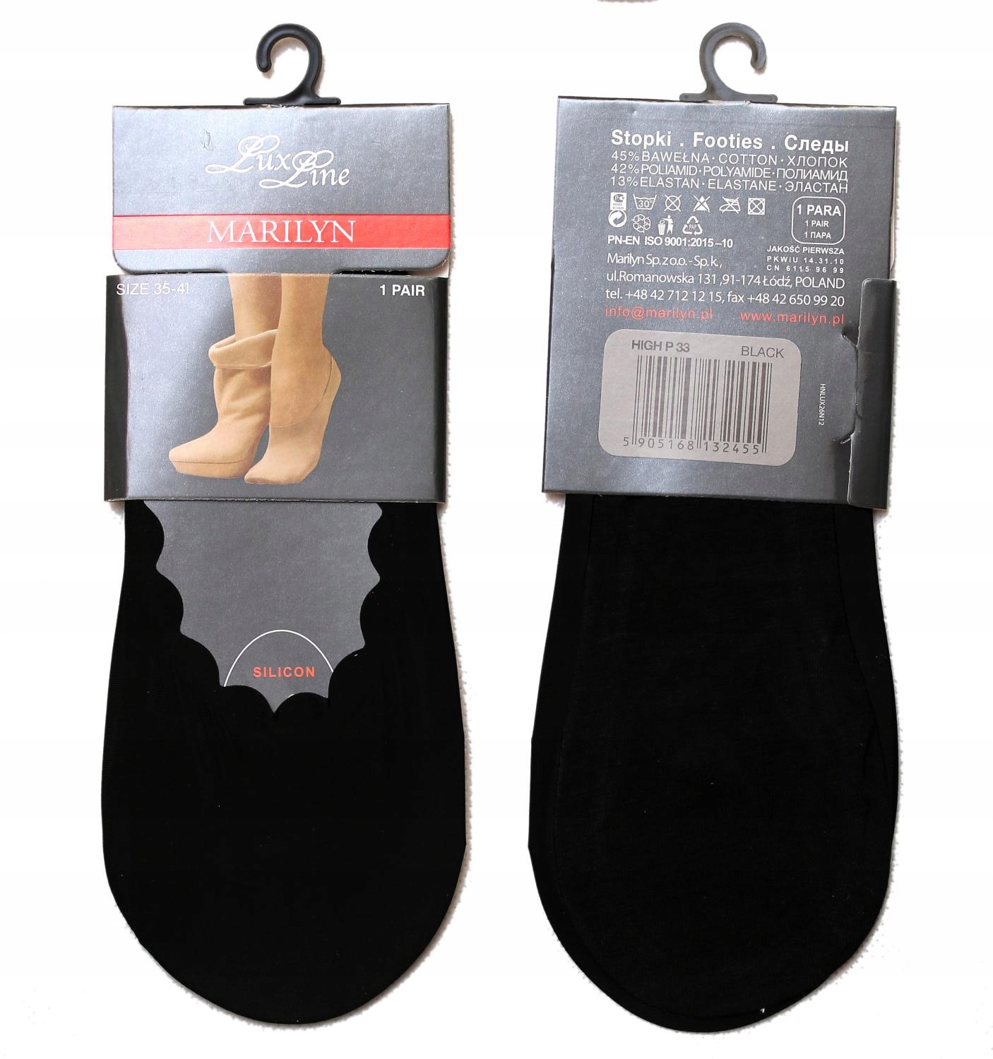 

Marilyn Stopki High P33 35-41 black Lux Line