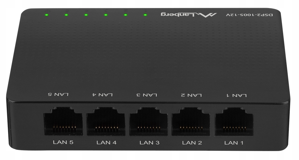 

Switch 5 Port 5x Gigabit 1000 Mbps Lan RJ45 12V
