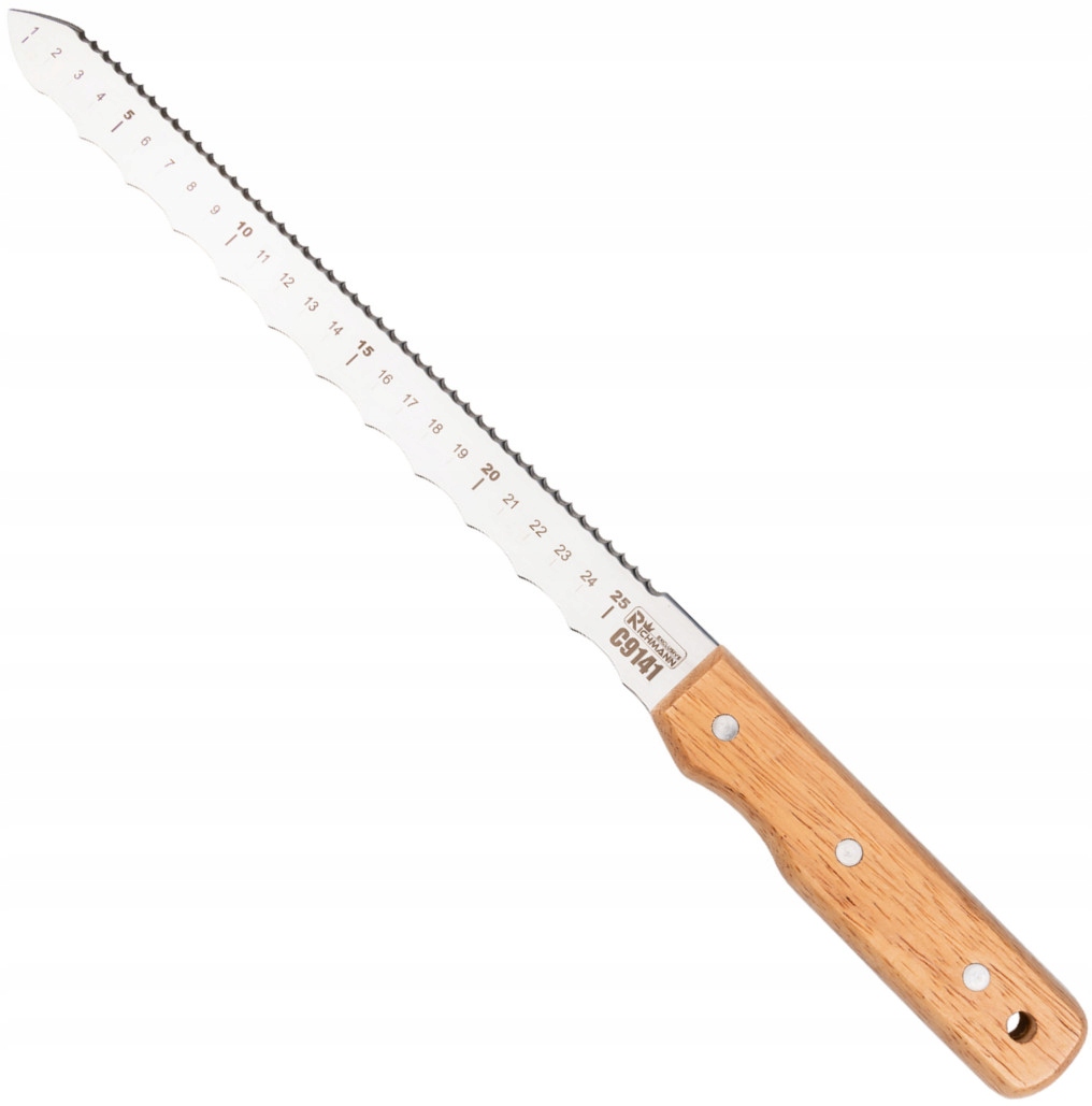 

Nóż Do Wełny mineralnej styropianu 420mm Drewno