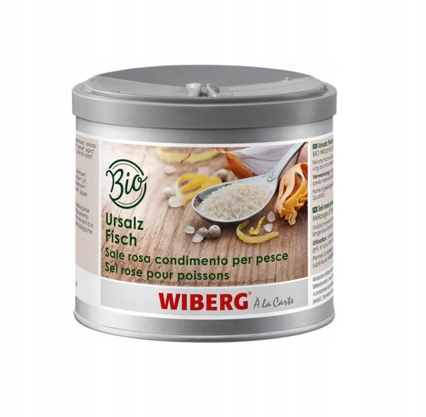 Levně Směs růžové soli cibule česnek zázvor a kardamomem Wiberg 460g