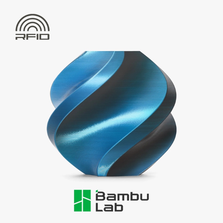 Filament Bambu Lab PLA Silk Multi-Color 1,75mm 1kg - Phantom Blue