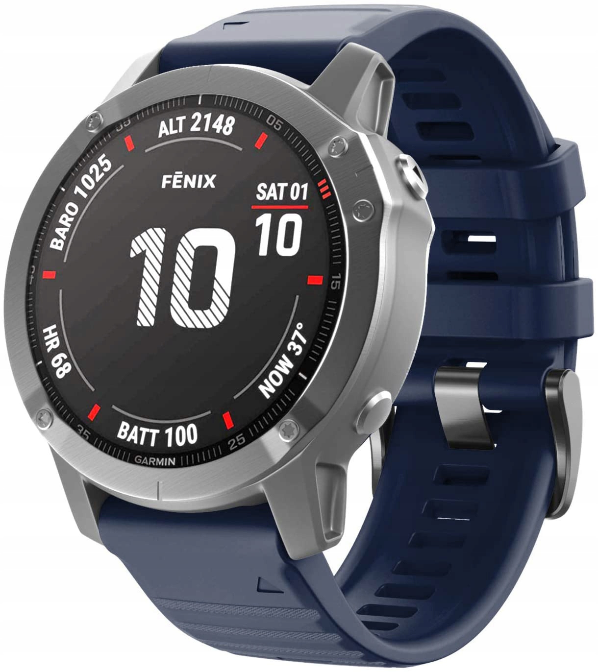 

Granatowy Pasek Garmin Fenix 6X Pro QuickFit 26mm