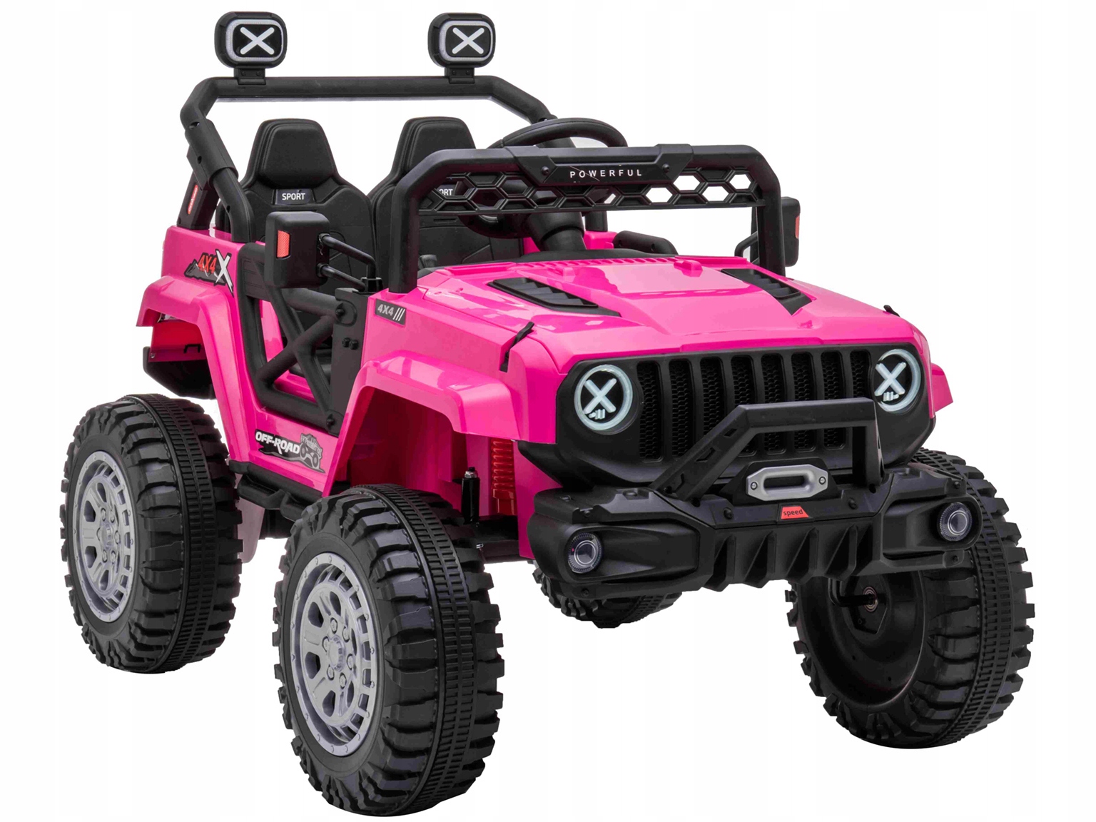 Pojazd Elektryczny dla dziewczynki Auto Jeep 4 silniki 35W pilot