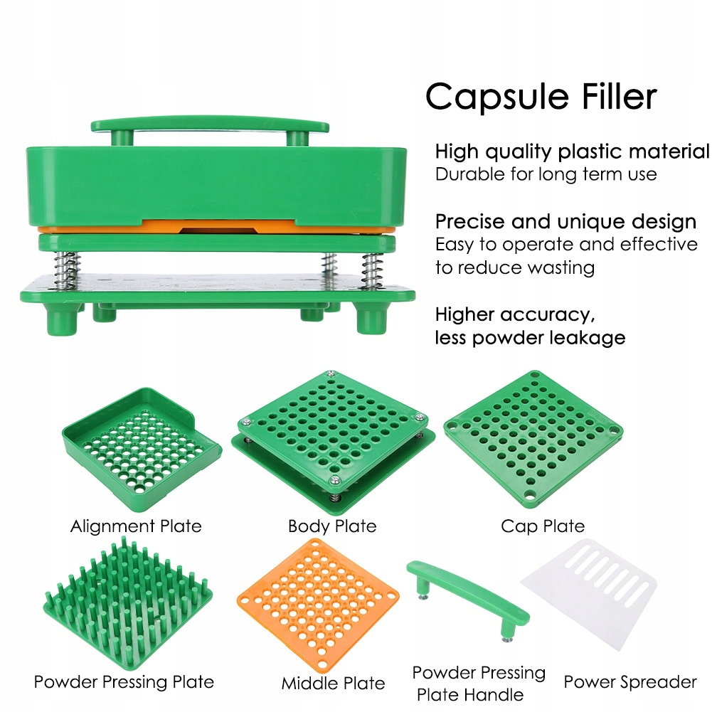 KAPSUŁKARKA DO NAPEŁNIANIA ROZM. 0# 64 KAPS. Długość 1 mm
