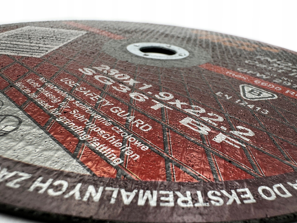 Tarcza CERAMICZNA do ekstremalnych zastosowań stal met INOX 230x1,9x22 EAN (GTIN) 5900169053044