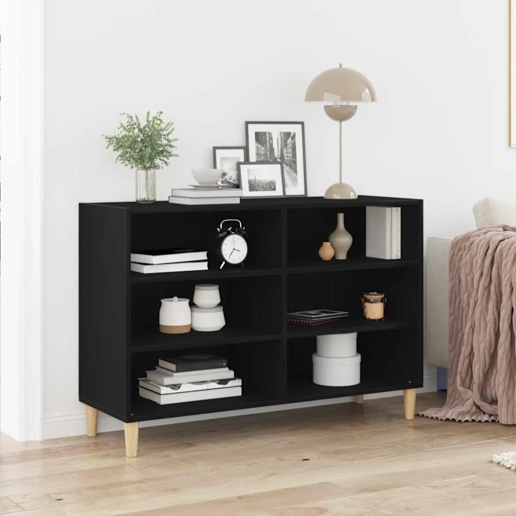 vidaXL Servírovací skříň Černý dub 103,5 x 35 x 70 cm kompozitní dřevo