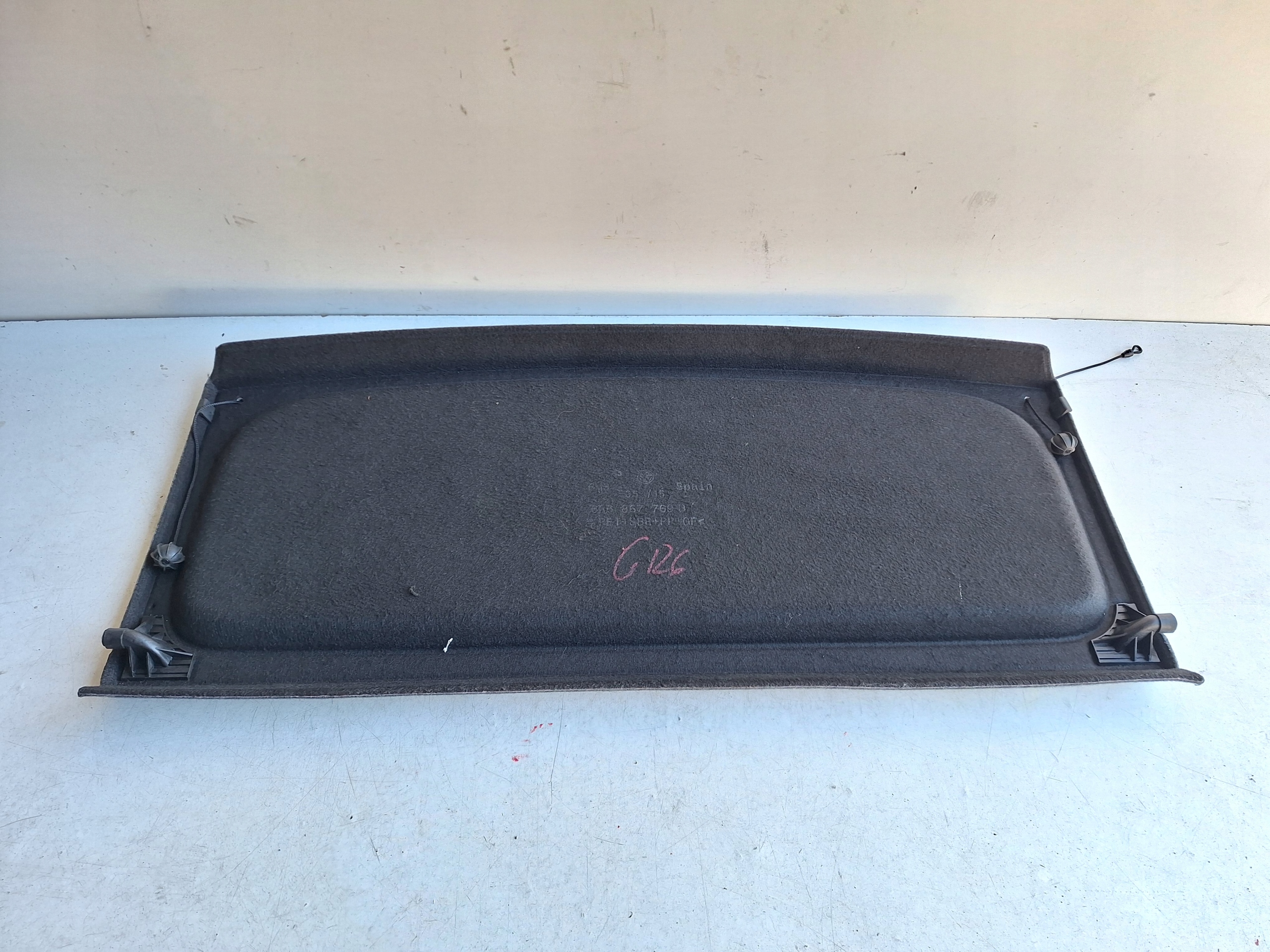 VOLKSWAGEN POLO V 6R 6C 07-17 rear plato