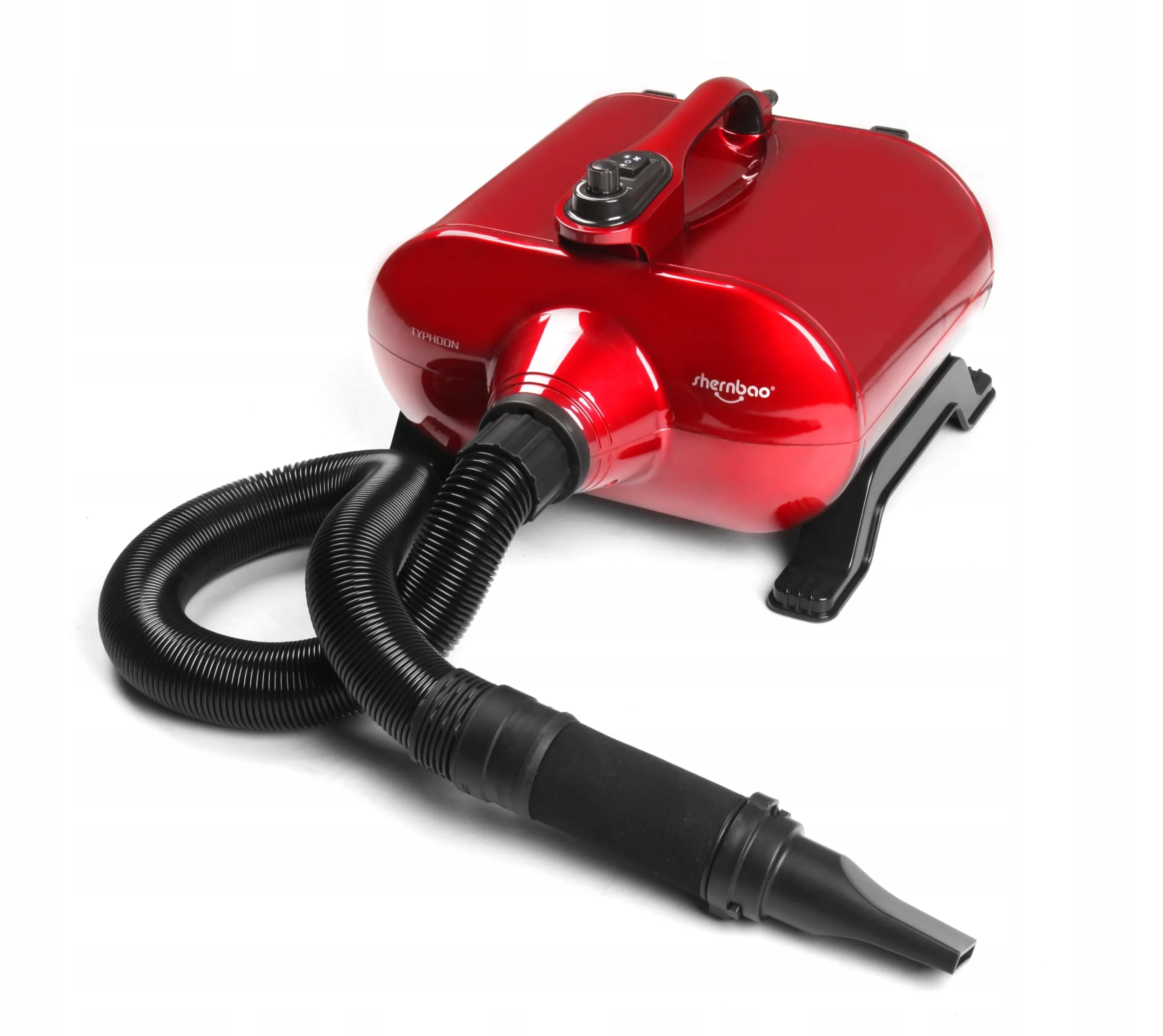 Shernbao Typhoon Red Dryer 3000W dwusilnikowa suszarka stołowa, czerwona