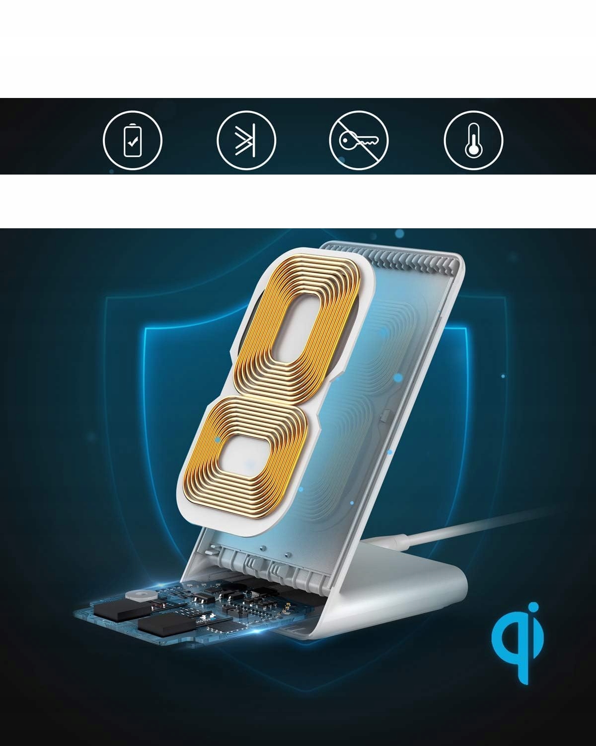 Anker Bezprzewodowa Stacja Ładująca Ładowarka — miniatura 12