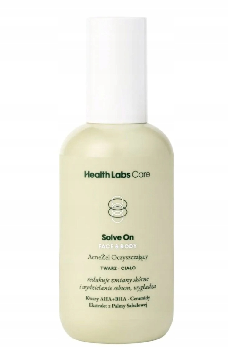 Health Labs Care Solve On Face & Body Acne Čisticí gel 200 ml