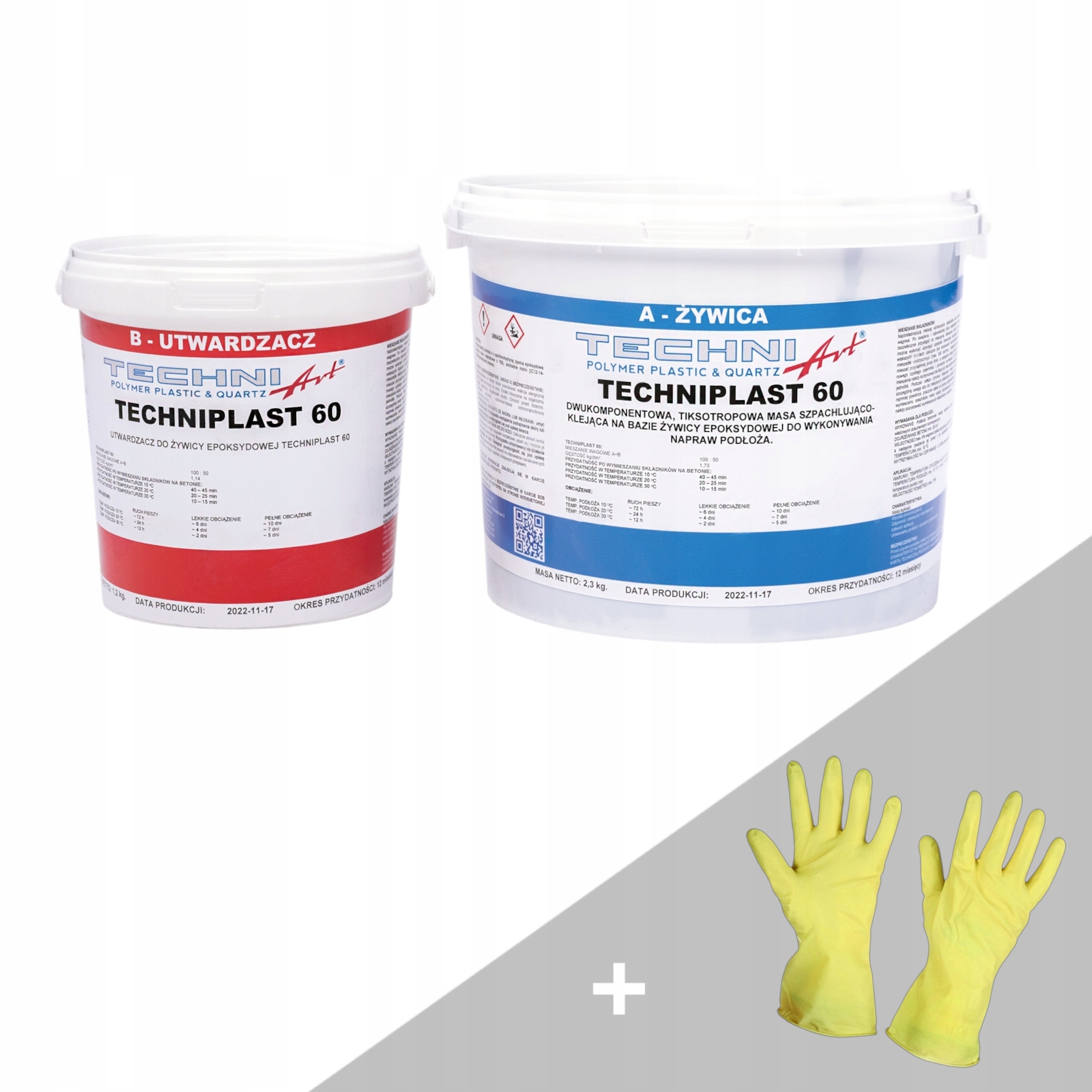 Techniplast 60 3,5 kg epoxidová opravná hmota kotvících kolíků