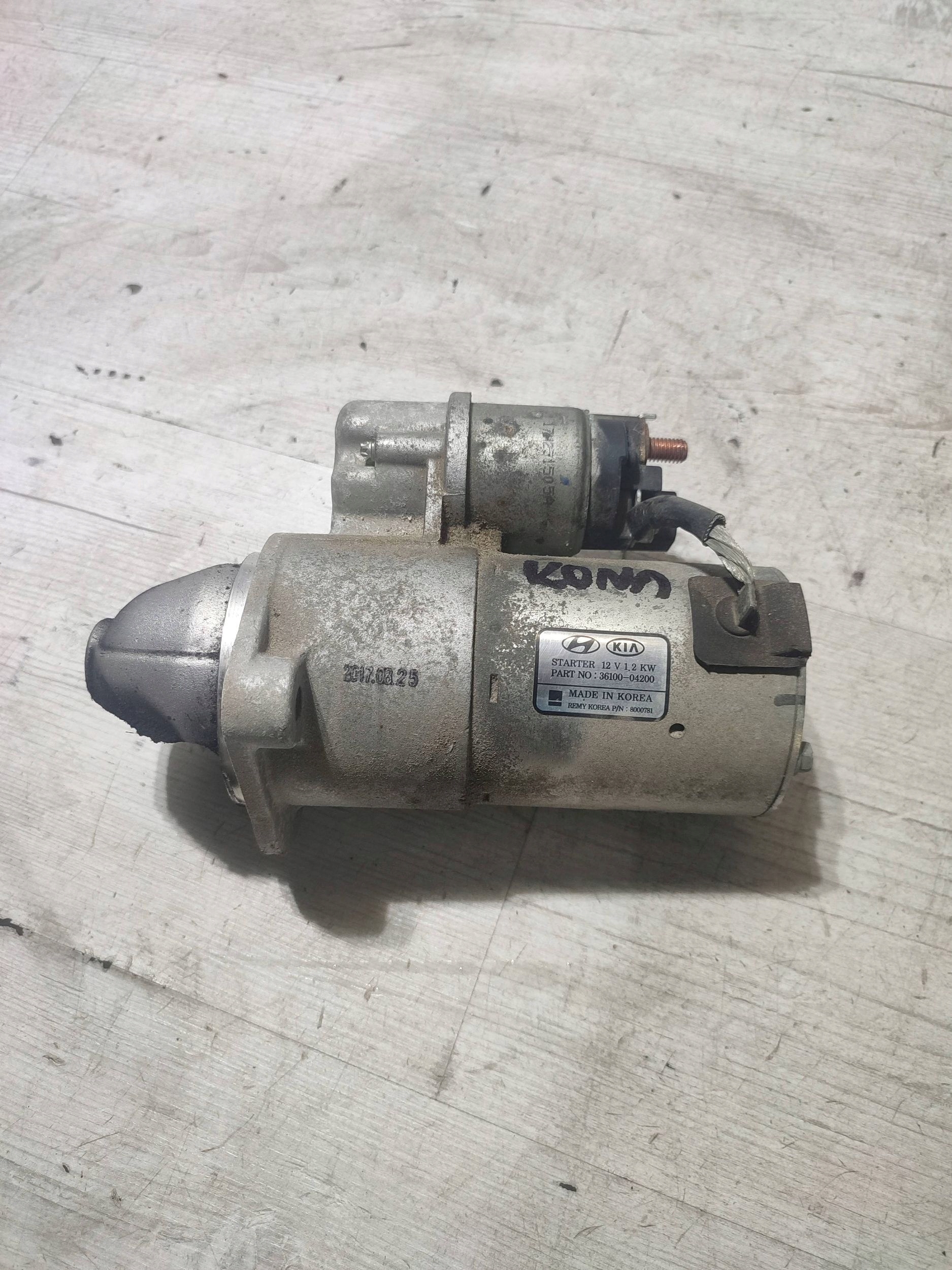 Hyundai Kona and 2018 starter