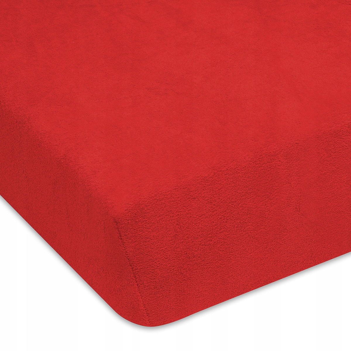 

Prześcieradło Czerwone 200x200 CM Duże Frotte