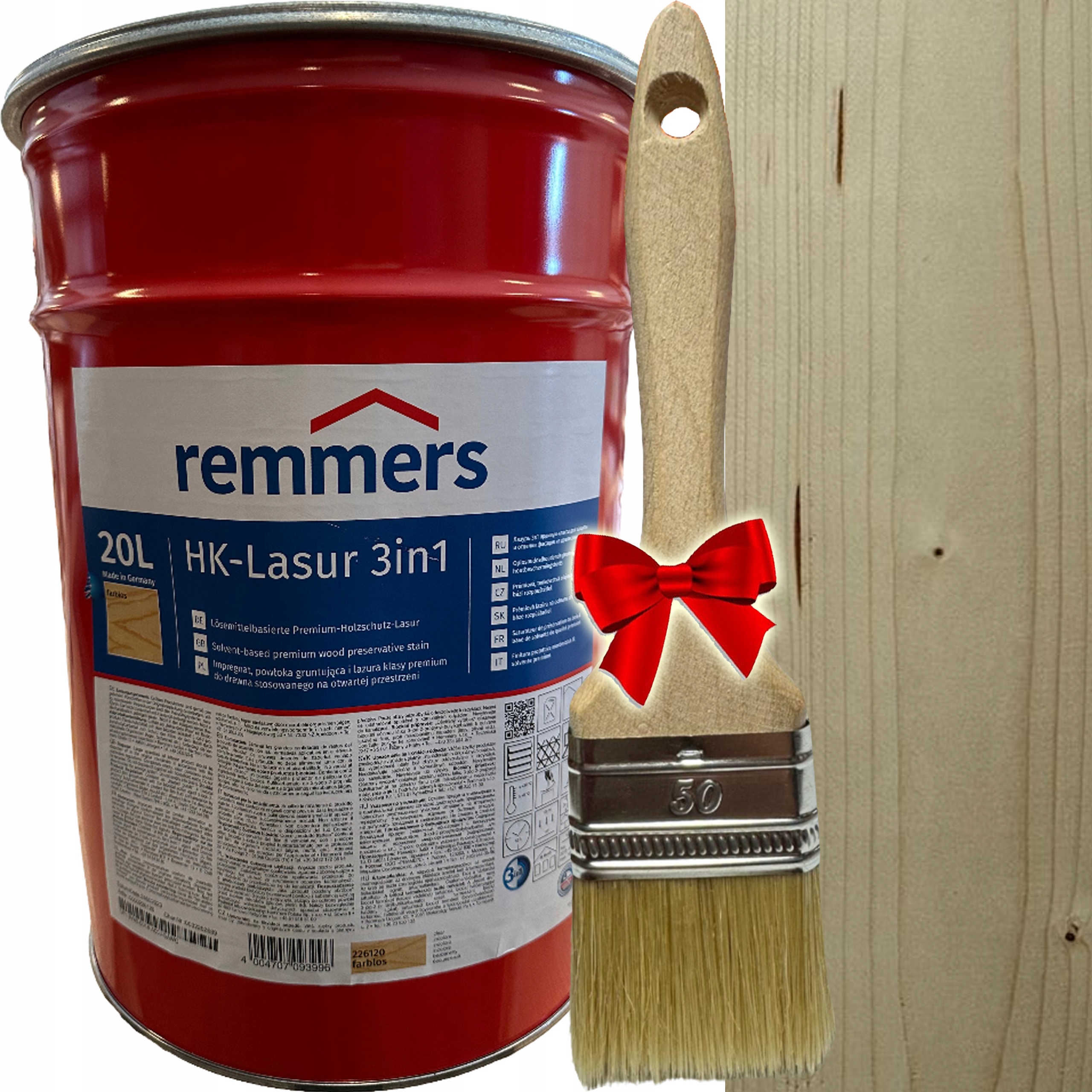 Remmers Impregnat do elewacji Hk Lasur Lazura 3w1 20L Bezbarwny 2261