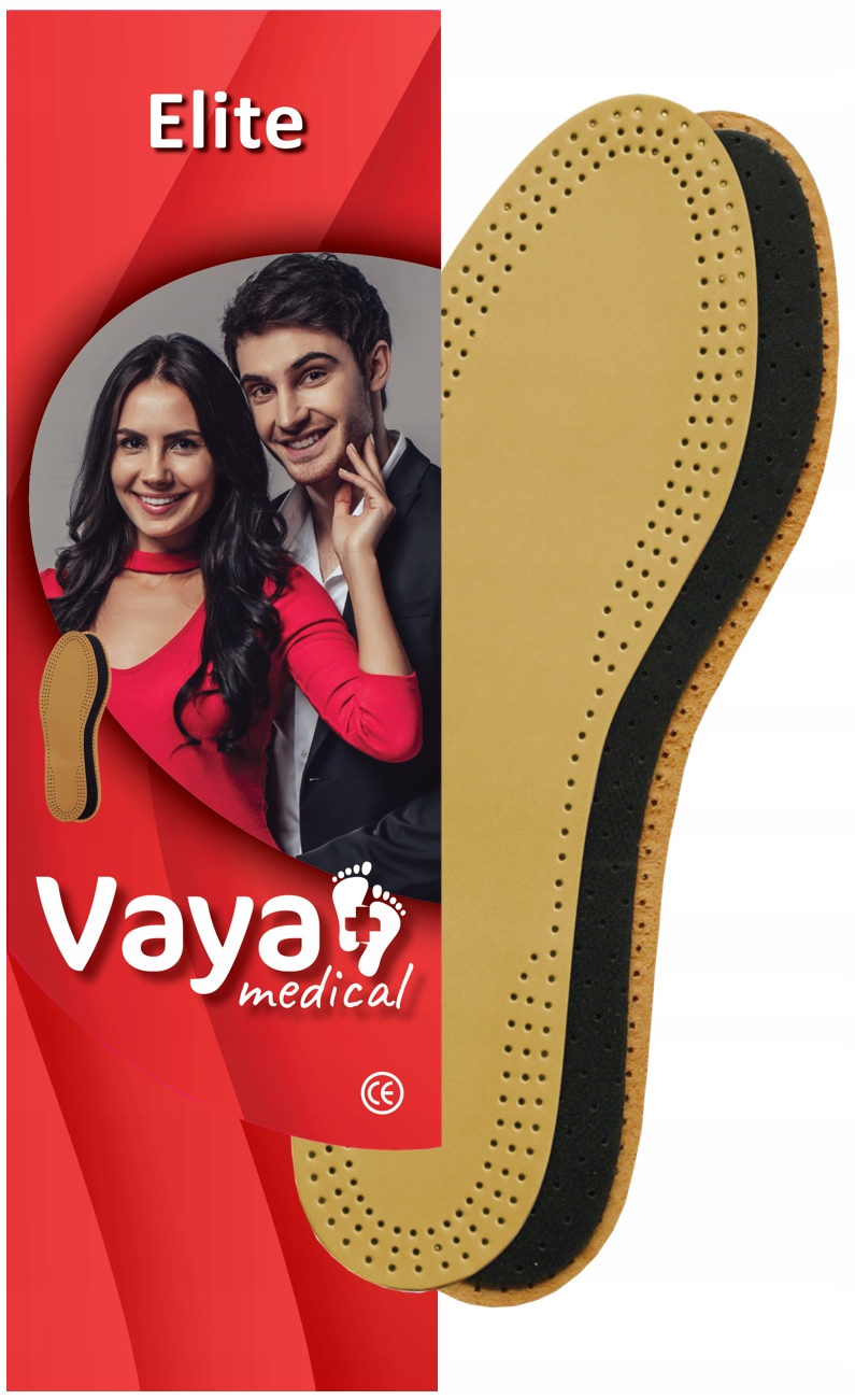 WKŁADKI DO BUTÓW PRZECIWPOTNE SKÓRA AKTYWNY WĘGIEL