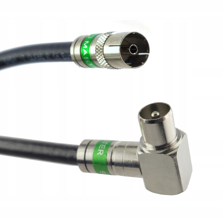 

Kabel antenowy wtyk Tv kątowy gniazdo Tv 3m