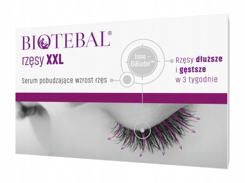 

Biotebal rzęsy XXL serum pobudzające wzrost rzęs