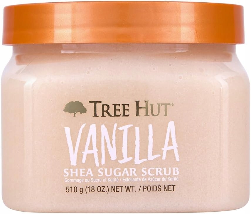 Vanilkový cukrový peeling s bambuckým máslem Tree Hut 510 g