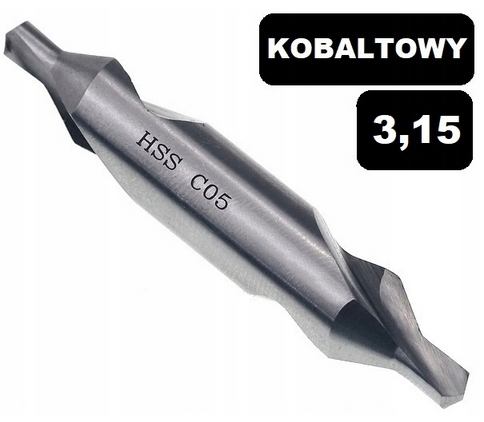 

Nawiertak nakiełek kobaltowy fi 3,15 HSSCo