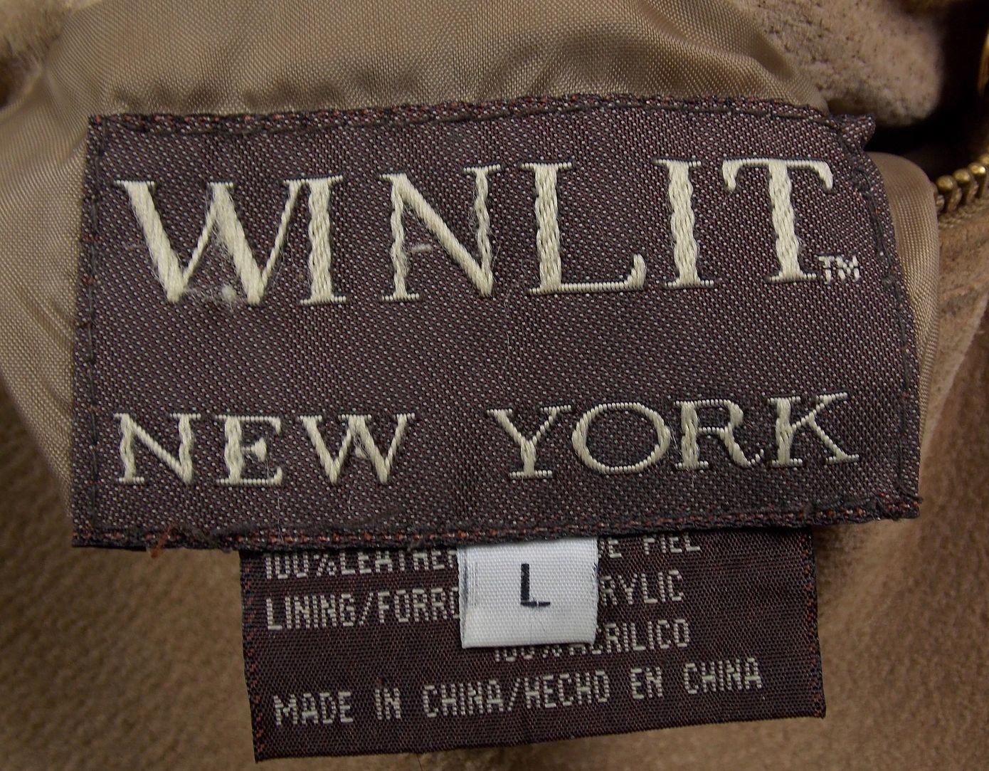 WINLIT kurtka kozuch skórzany dwustronny L/XL Długość do bioder