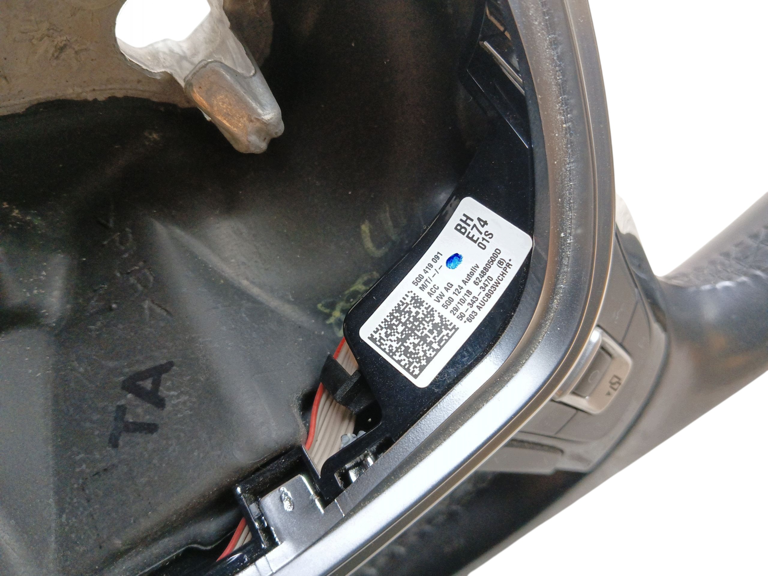 volant cuir MULTIFUNKCJA avec la direction PASSAT B8 GOLF VII ARTEON 5Q0419091