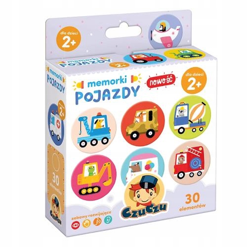 

CzuCzu Memorki Pojazdy Gra pamięciowa dla dzieci2+