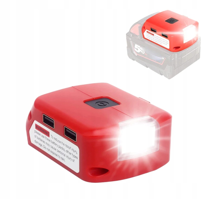 Лампа для MILWAUKEE M18 рабочая лампа зарядное устройство