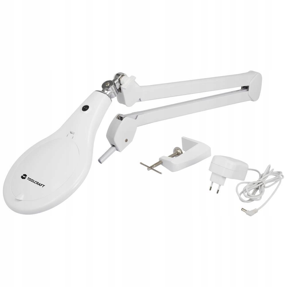 Lupa z oświetleniem LED TOOLCRAFT x1.75 Maksymalne powiększenie 1.75 x