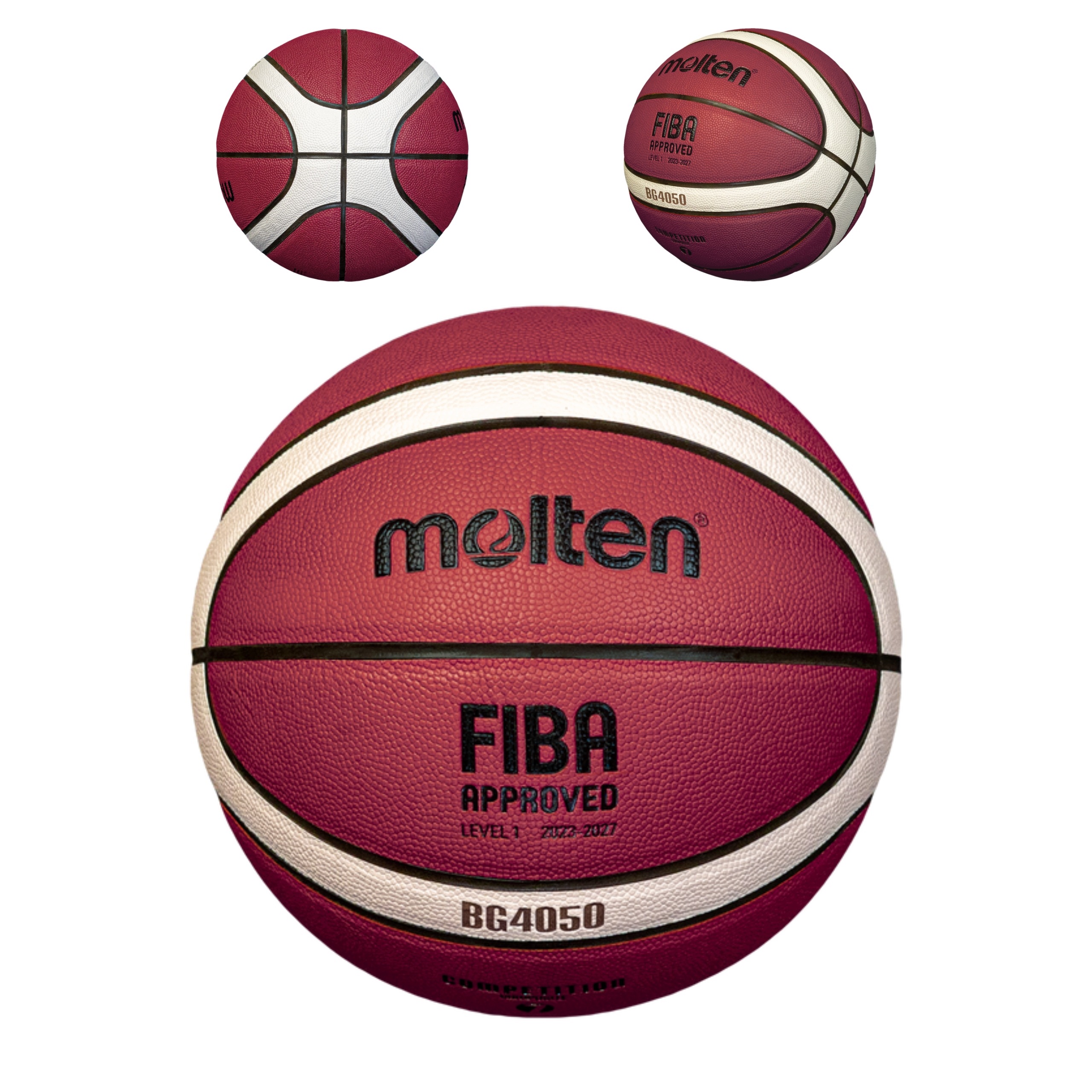 Piłka do gry w koszykówkę hala indoor skóra rozmiar 6 Molten BG4050