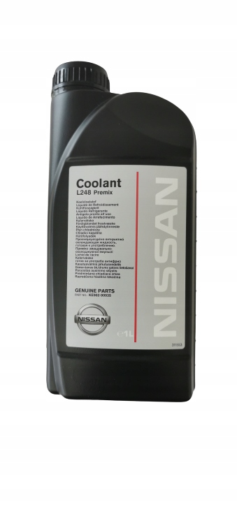 

Płyn chłodniczy Nissan Coolant L248 Premix 1L Oe