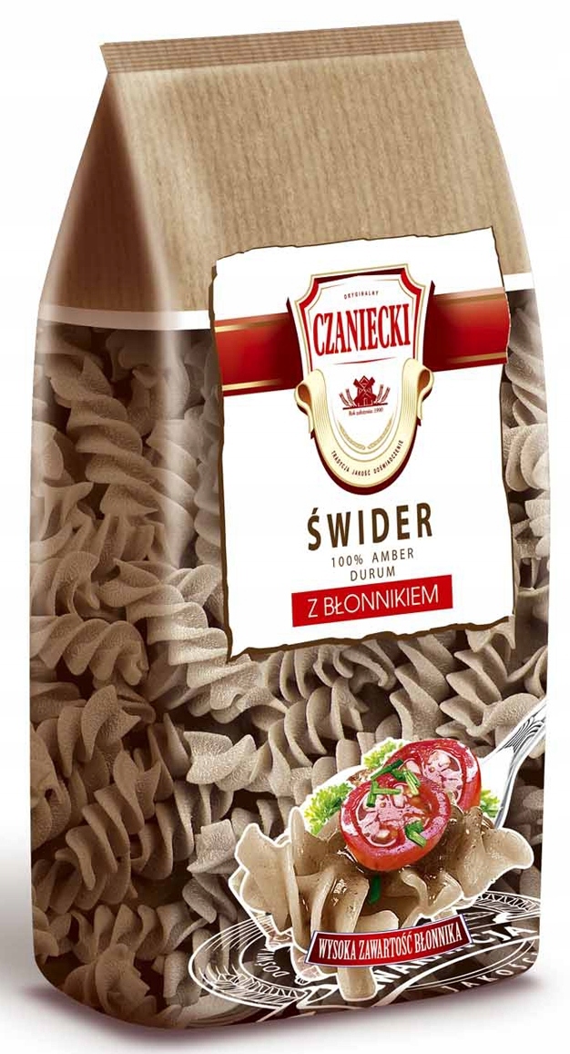 Těstoviny Czaniecki s vlákninou Vrták 250 g Czaniecki