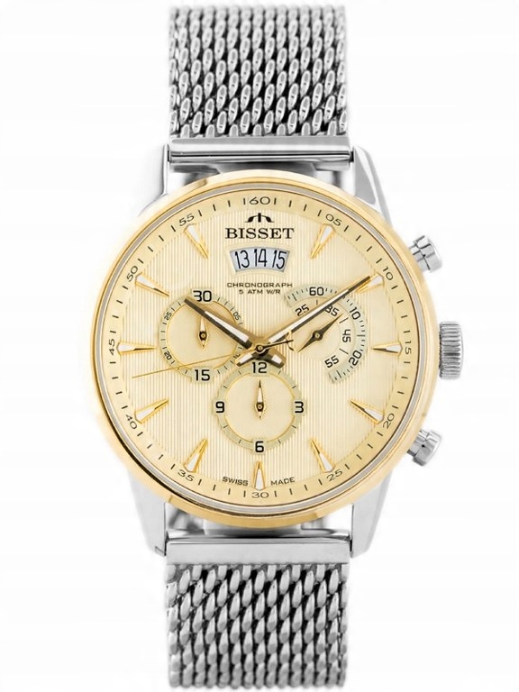 

Zegarek Męski Bisset BSDE88 - Chronograf (zb080b)5