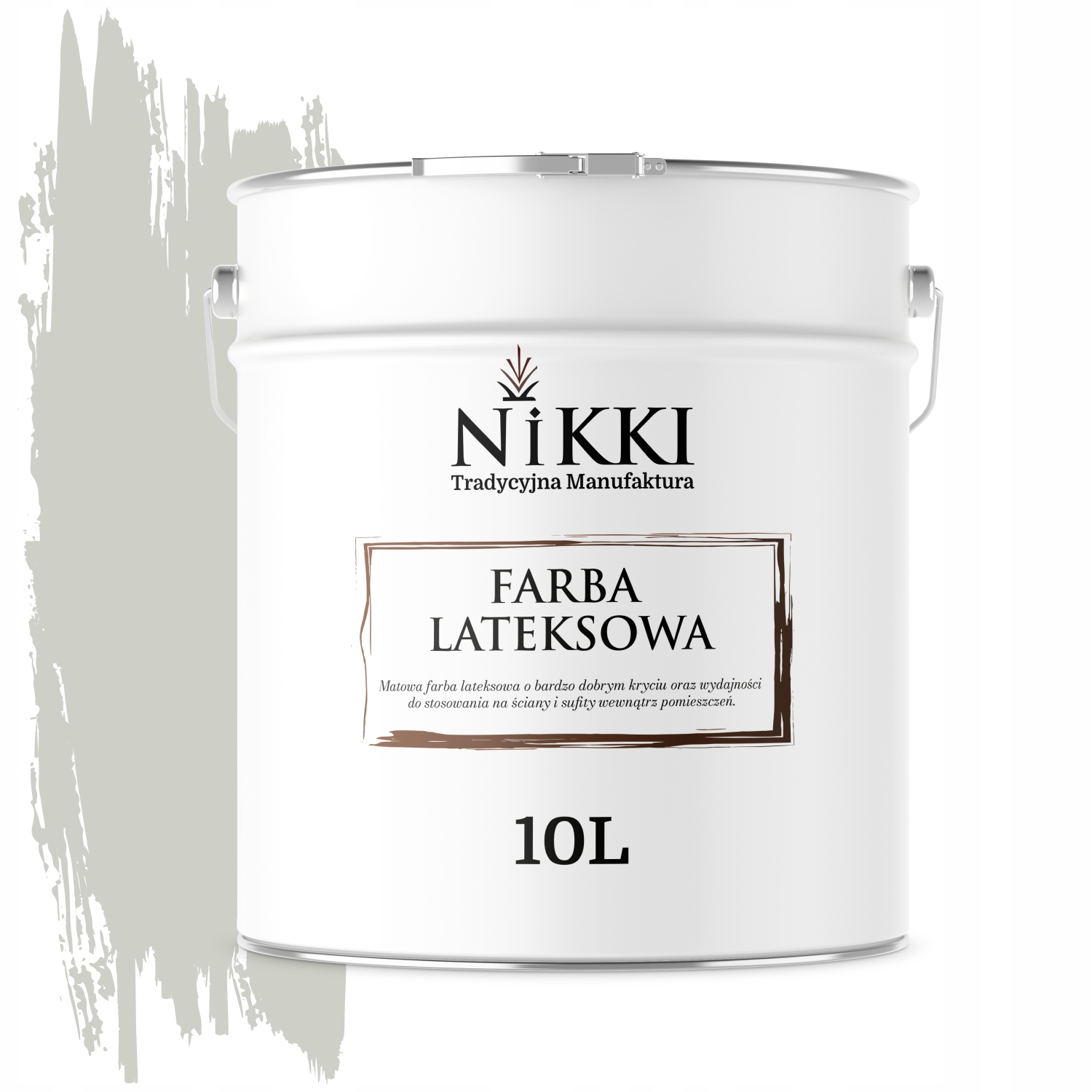 Latexová Farba Na Stenu Farba Khaki Svetlá H1762 10L Hlboká Matná Na Steny