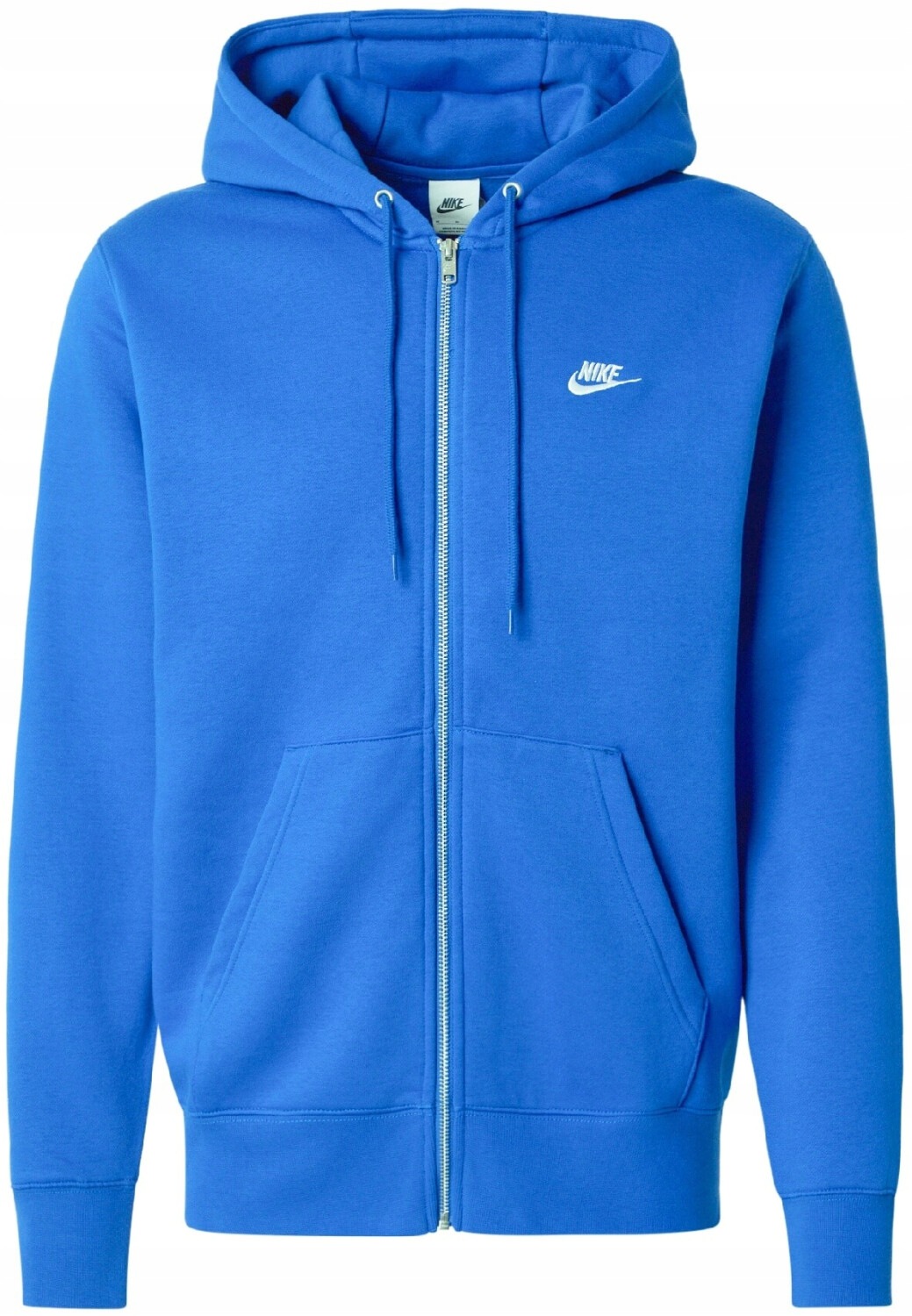 Nike Bluza Męska z Kapturem Rozpinana Niebieska FN3861480 L