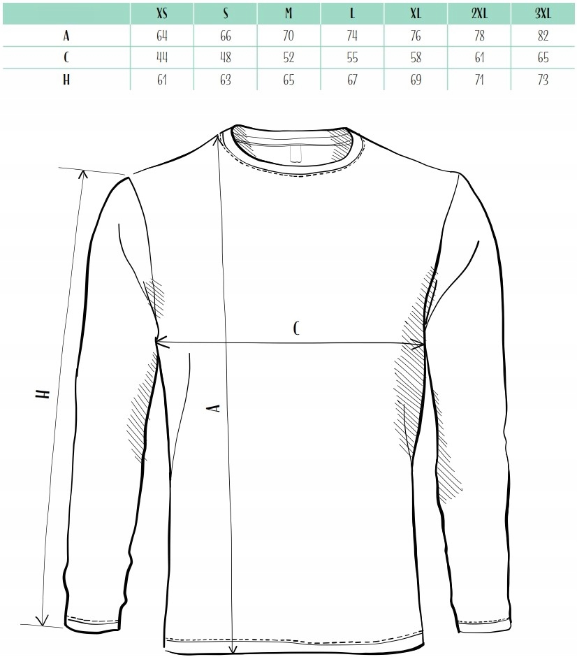 MALFINI PICCOLIO PROGRESS LS P75 BAWEŁNIANA koszulka z długim rękawem S Dekolt okrągły