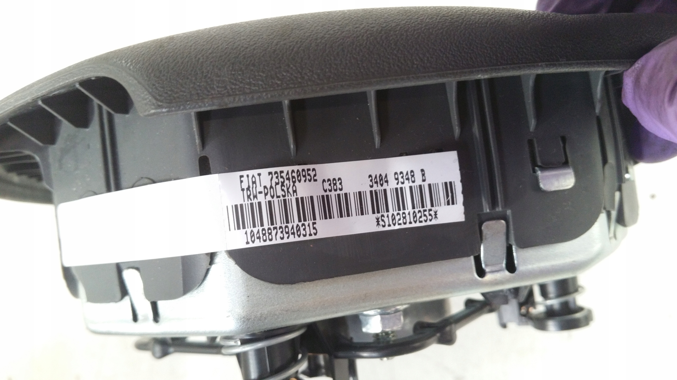 Airbags Gurten sensor 2010r Fiat Panda