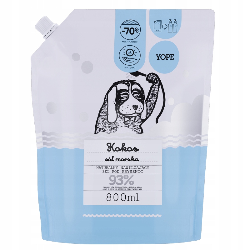 

Yope Żel Pod Prysznic Kokos Sól Morska 800ml